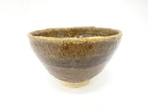 作家物　飴釉　茶碗(無地箱付)